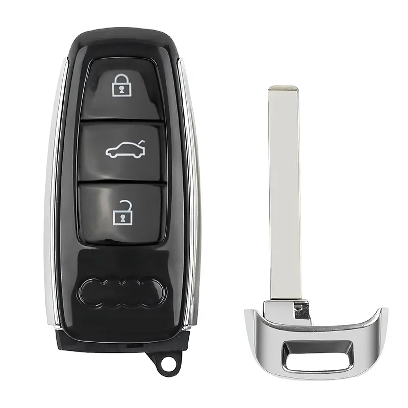 Aftermarket Smart Key Shell Compatible For Audi 2018-2022 A6, A7, A8, E-Tron Q8, Sq8, 2020-2022 A3, Q7, S3, S6, Sq7, Rs6, S7, Rs7 Smart Key(Smk82) 1
