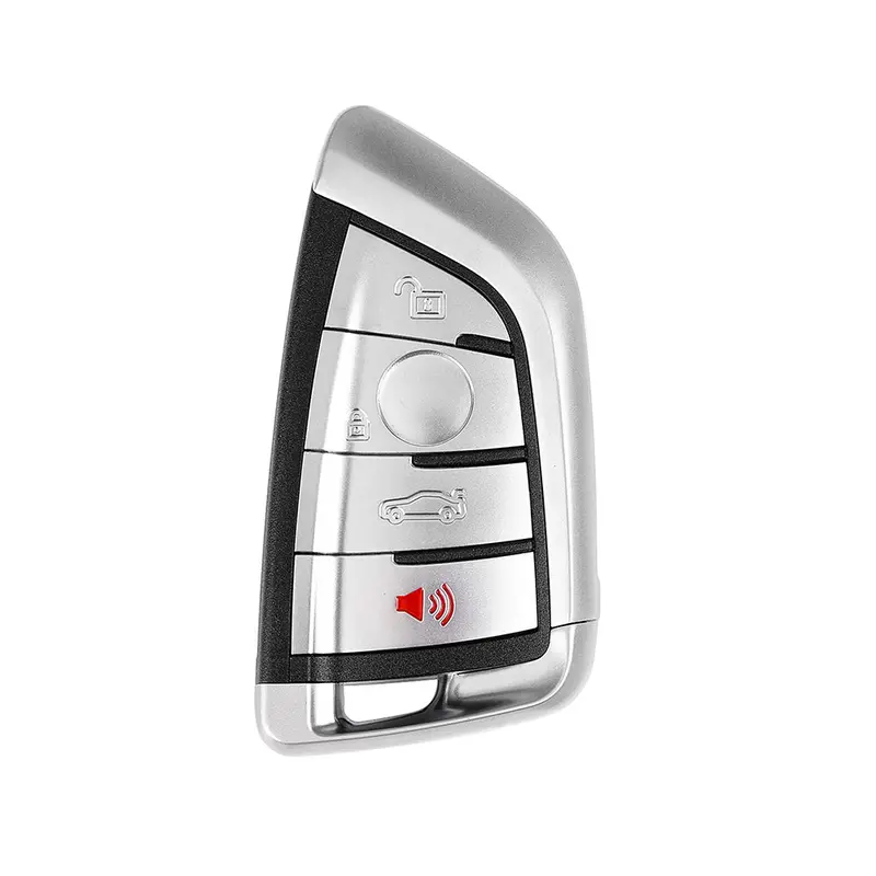 Aftermarket Smart Key Shell Compatible For Bmw X1, X3, X6, X5, 5 Series, 6 Series, 7 Series 4 Button Smart Key(Smk52) 1