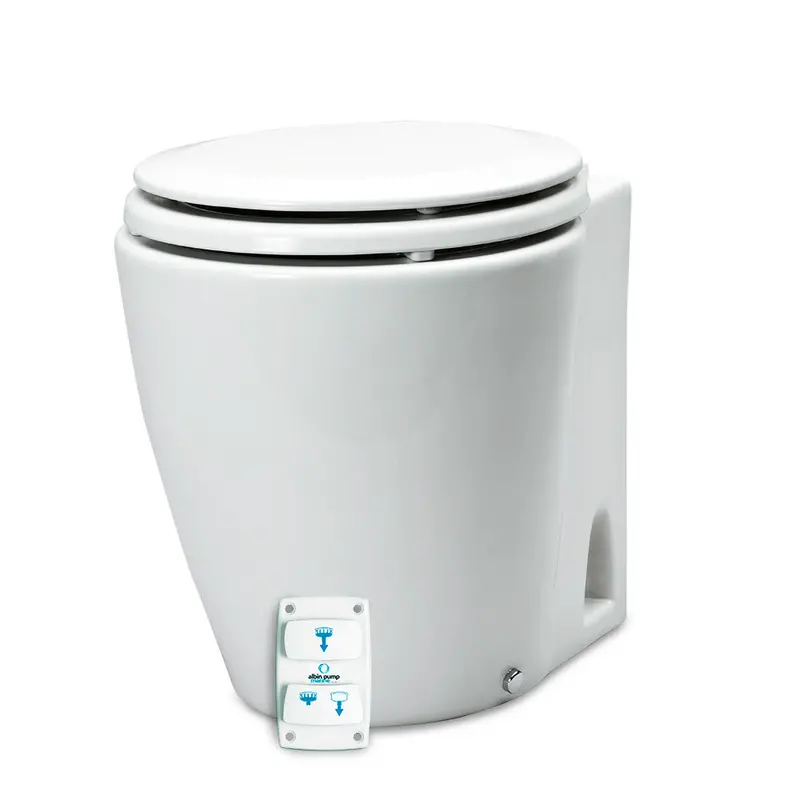 Albin Group Marine Design Marine Toilet Silent Electric - 12V [07-03-045] 1