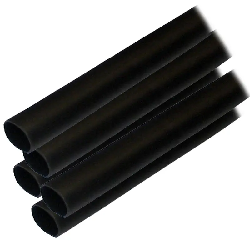 Ancor Adhesive Lined Heat Shrink Tubing (Alt) - 1/2" X 12" - 5-Pack - Black [305124] 1