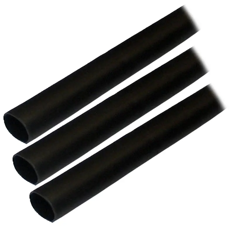 Ancor Adhesive Lined Heat Shrink Tubing (Alt) - 1/2" X 3" - 3-Pack - Black [305103] 1