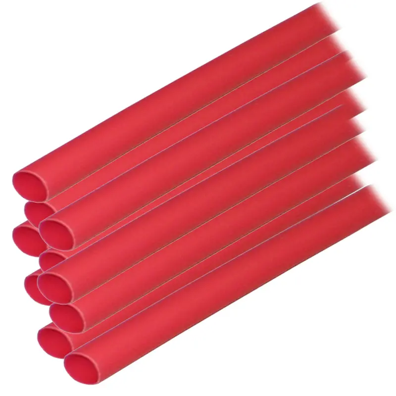 Ancor Adhesive Lined Heat Shrink Tubing (Alt) - 1/4" X 12" - 10-Pack - Red [303624] 1
