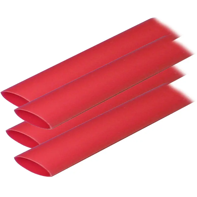 Ancor Adhesive Lined Heat Shrink Tubing (Alt) - 3/4" X 12" - 4-Pack - Red [306624] 1