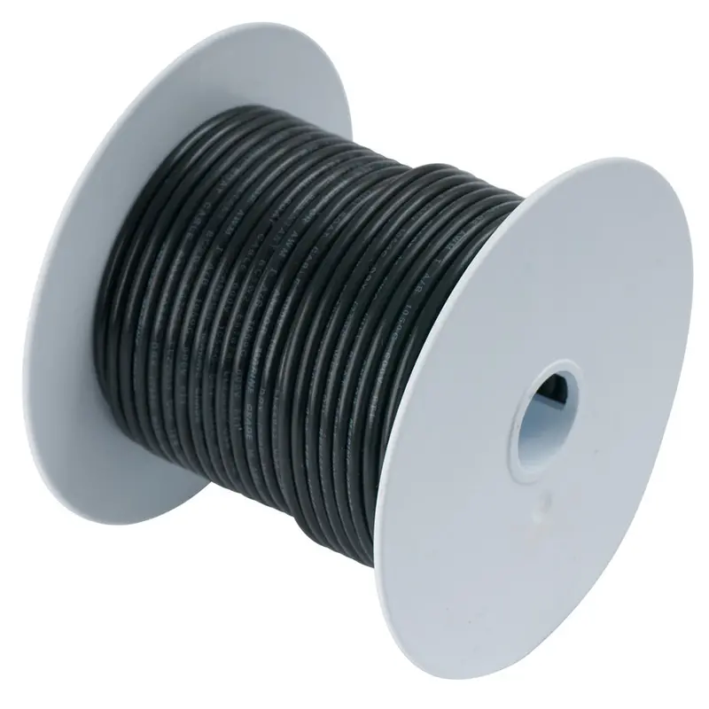 Ancor Black 1/0 Awg Tinned Copper Battery Cable - 50' [116005] 1