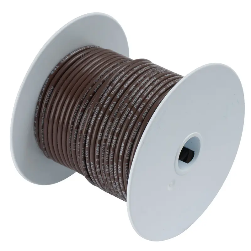 Ancor Brown 12 Awg Tinned Copper Wire - 100' [106210] 1