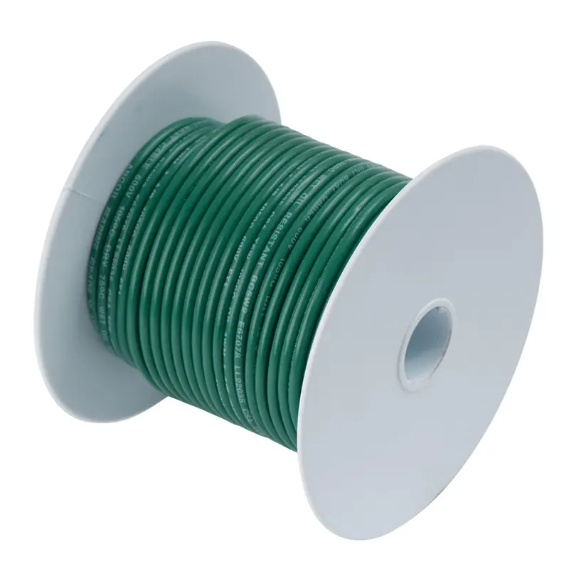 Ancor Green 8 Awg Tinned Copper Wire - 250' [111325] 1