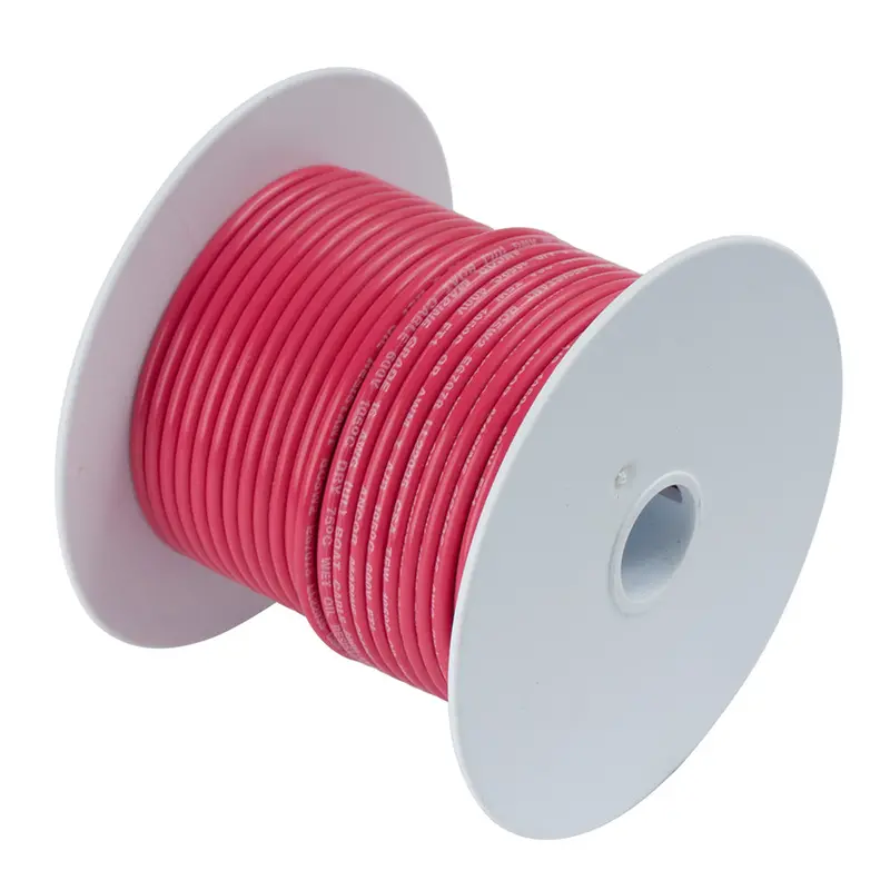 Ancor Red 6 Awg Tinned Copper Wire - 50' [112505] 1