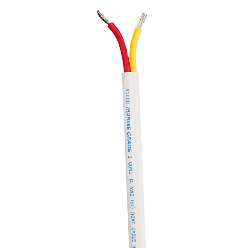 Ancor Safety Duplex Cable - 16/2 - 2X1mm - Red/Yellow - Sold By The Foot [1247-Ft] 1