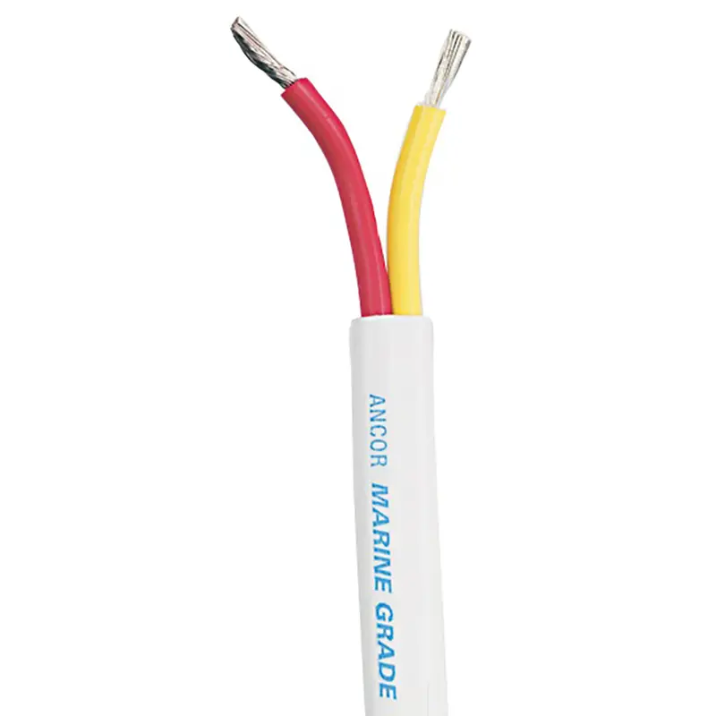 Ancor Safety Duplex Cable - 18/2 Awg - Red/Yellow - Flat - 250' [124925] 1