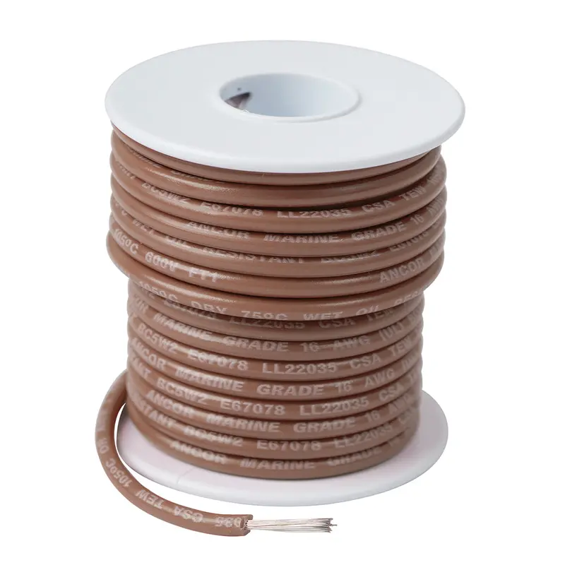 Ancor Tan 14 Awg Tinned Copper Wire - 100 [103810] 1