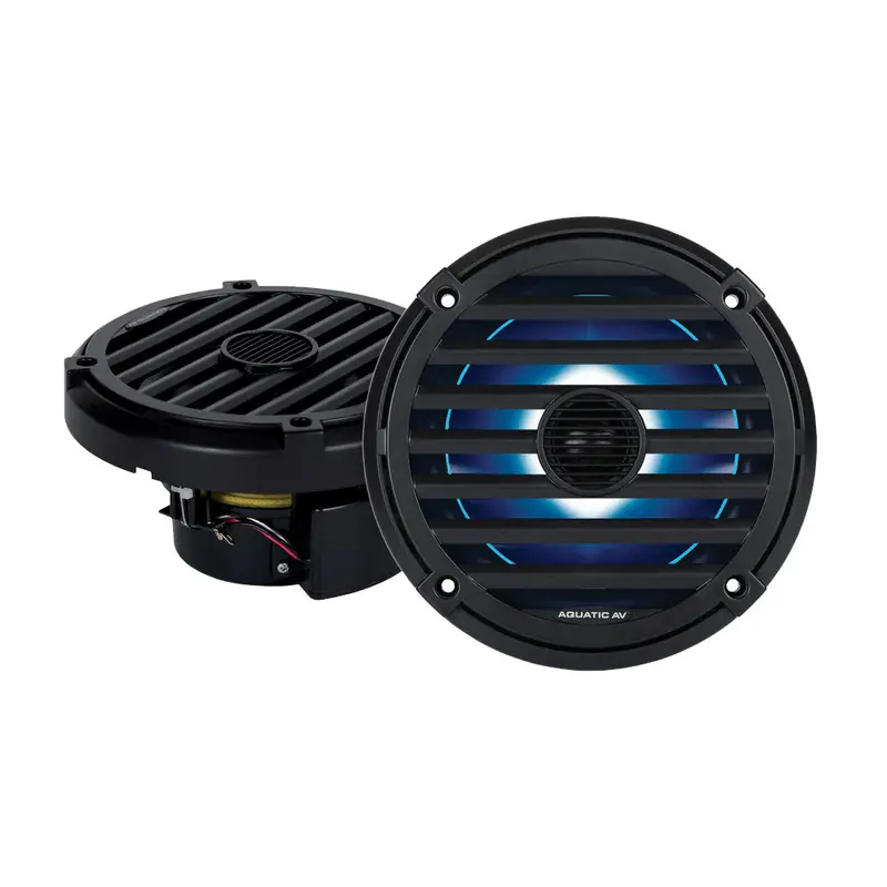 Aquatic Av Elite 6.5" Rgb Speakers - Black - Pair [El424] 1
