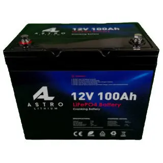 Astro Lithium 12V 100Ah 1000Cca Dual Purpose Lithium Battery 1