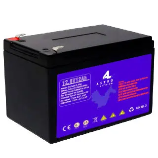 Astro Lithium 12V 12Ah Deep Cycle Battery 1