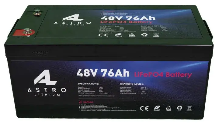 Astro Lithium 48V 105Ah Deep Cycle Battery 1