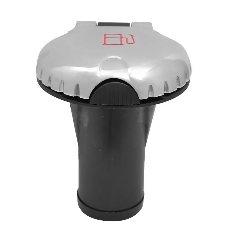Attwood Deck Fill F/Carbon Canister System - Straight Body  Scalloped Stainless Steel Cap [99Dfccss1s] 1
