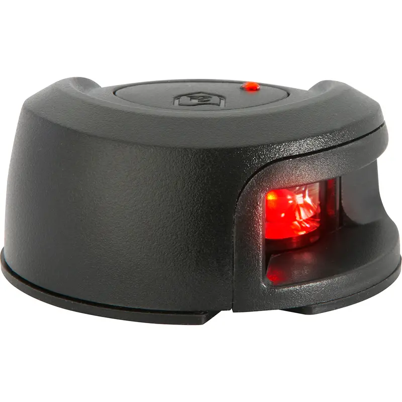 Attwood Lightarmor Deck Mount Navigation Light - Black Composite - Port (Red) - 2Nm [Nv2012pbr-7] 1