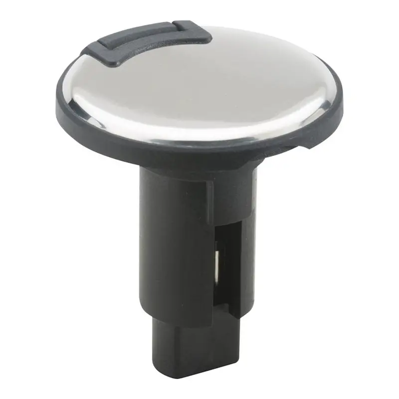 Attwood Lightarmor Plug-In Base - 3 Pin - Stainless Steel - Round [910R3psb-7] 1