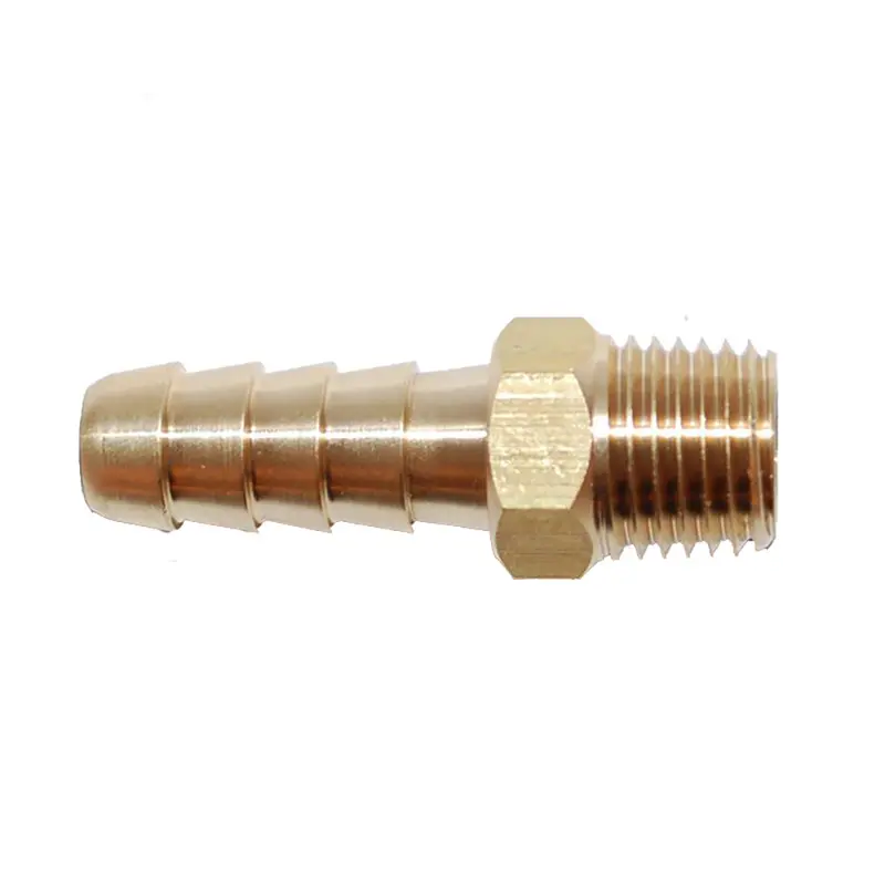 Attwood Universal Brass Fuel Hose Fitting - 1/4" Npt X 5/16" Barb [88Fbm101-6] 1