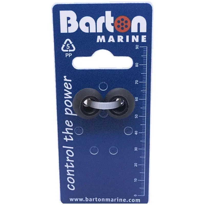 Barton 4Mm Rope Stoppers - Black - Pair [42812] 1