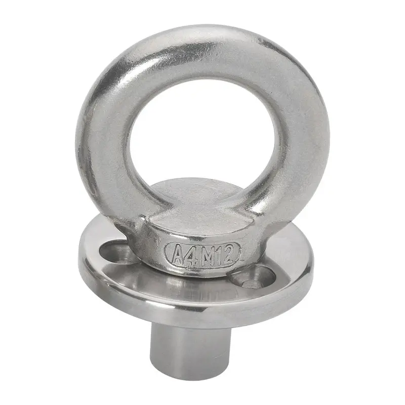 Barton Deck Plate W/Fixing  Eye W/Blanking Plug - M12 Eye [60362] 1