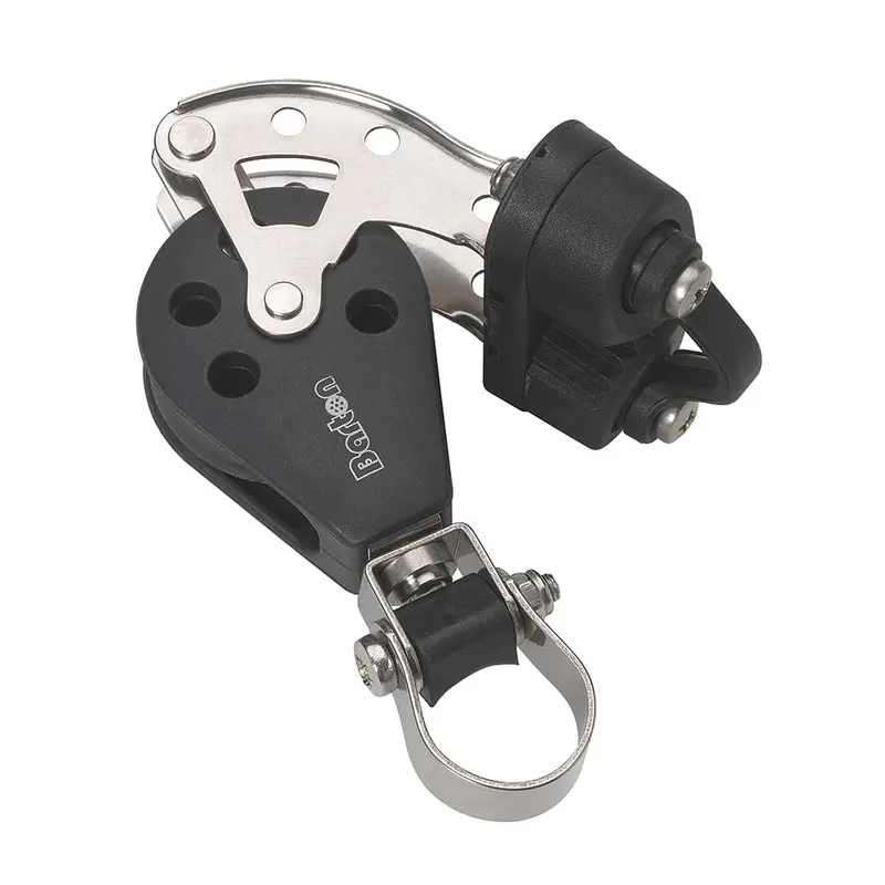 Barton Marine Size 3 Stanchion Lead Block - Single W/Becket  Cam Cleat [N03591] 1