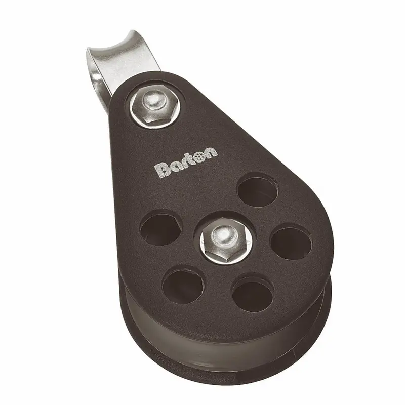 Barton Size 5 54Mm Plain Bearing Pulley Block Single Block Fixed Eye [N05110] 1