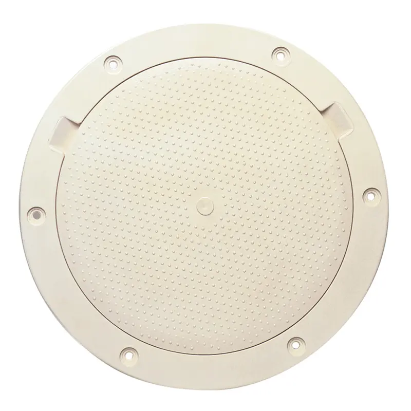 Beckson 8" Non-Skid Pry-Out Deck Plate - Beige [Dp83-N] 1