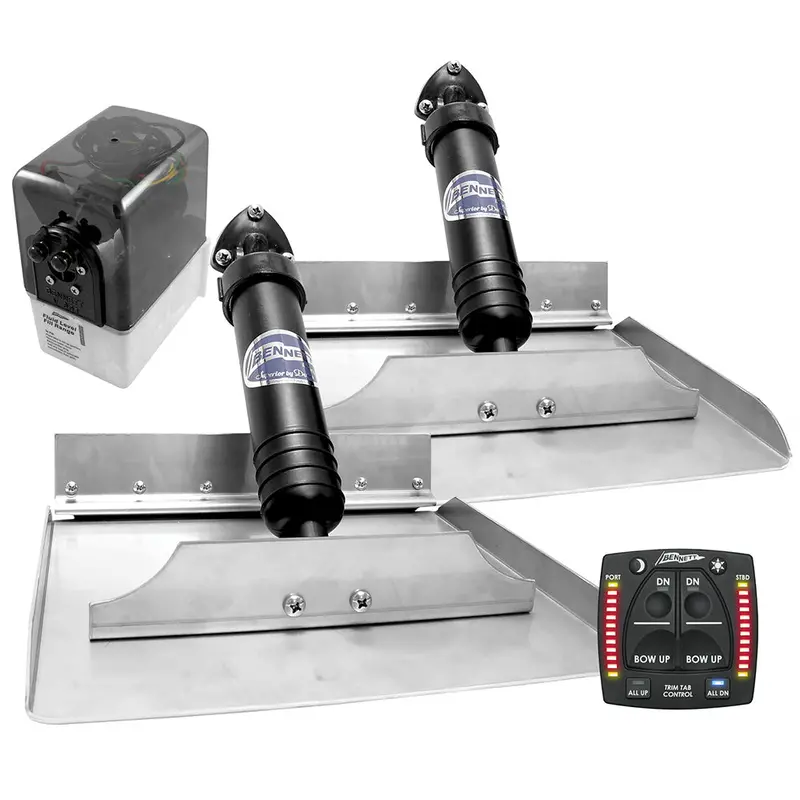 Bennett 12X12 Hydraulic Trim Tab System W/One Box Indication [1212Obi] 1