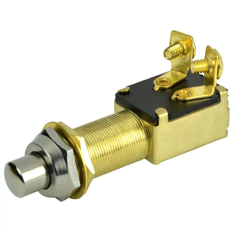 Bep 2-Position Spst Recessed Push Button Switch - Off/(On) [1001507] 1