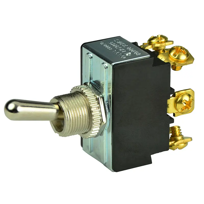 Bep Dpdt Chrome Plated Toggle Switch - On/Off/On [1002018] 1