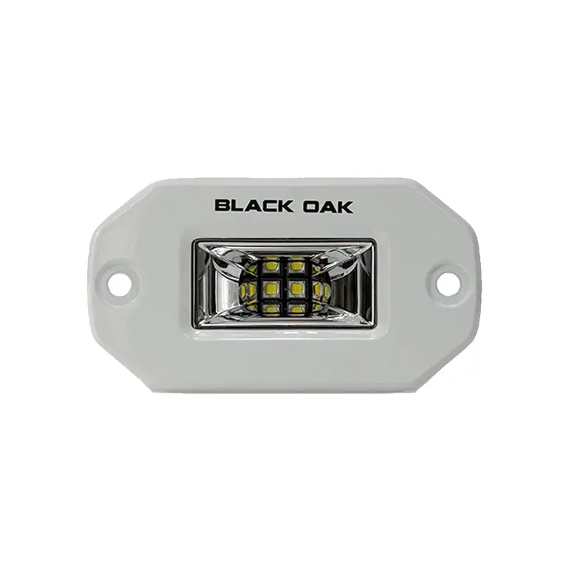 Black Oak 2" Marine Flush Mount Spreader Light - White Housing - Pro Series 3.0 [2Fsl-Srpod10cr] 1
