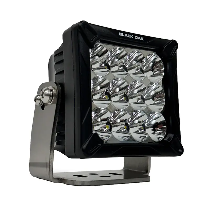 Black Oak 4" Led Pod Light - Black Housing - Bracket Mount - 120W - Combo Beam [4C-Pod] 1