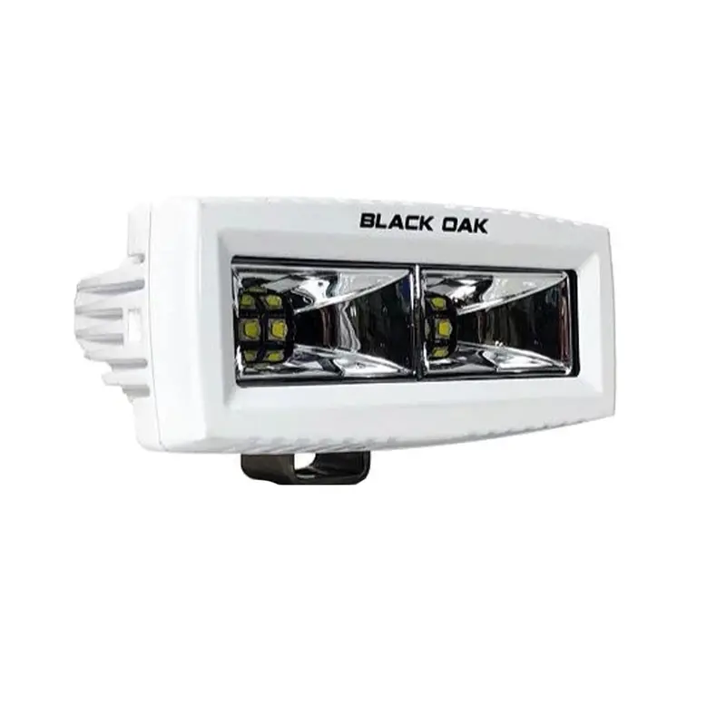 Black Oak 4" Marine Spreader Light - Scene Optics - White Housing - Pro Series 3.0 [4Ms-S] 1