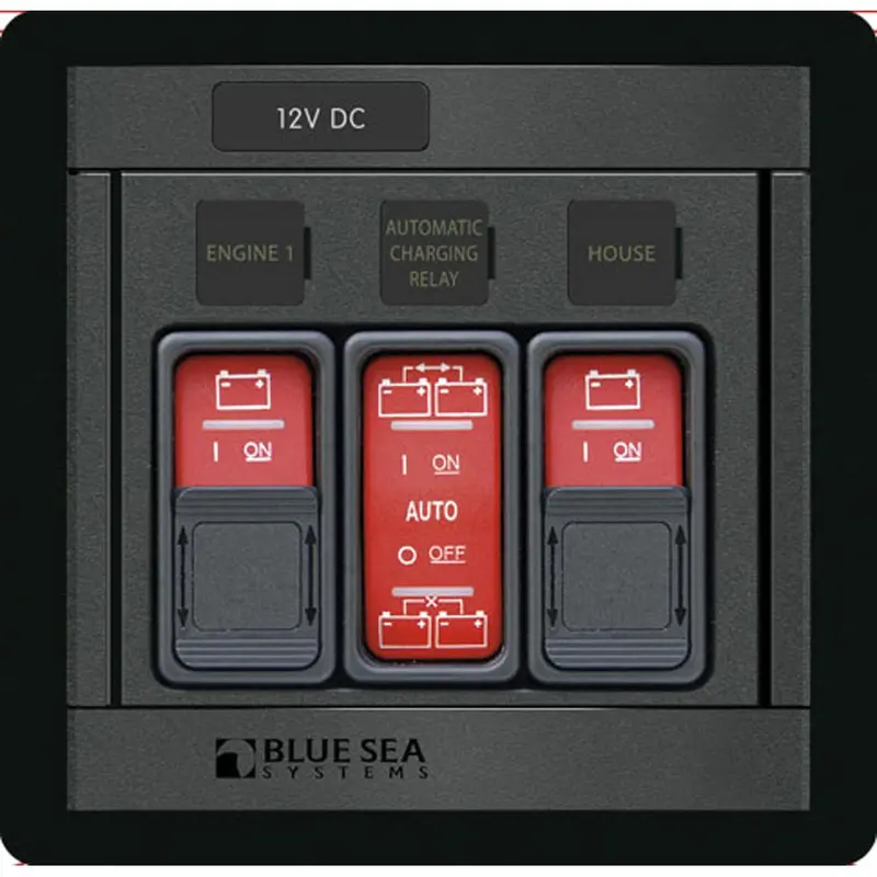 Blue Sea 1147 Remote Control Panel W/(2)2145 & (1)2146 Remote Control Contura Switch [1147] 1