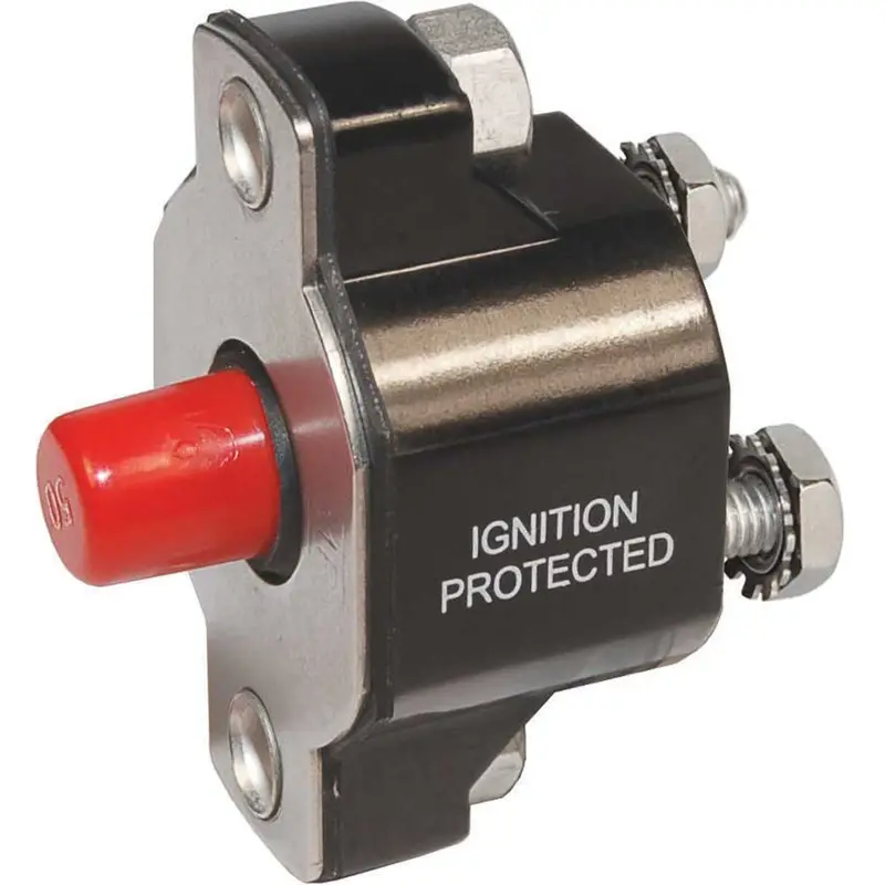 Blue Sea 2141 Medium Duty Push Button Reset-Only - 40A [2141] 1