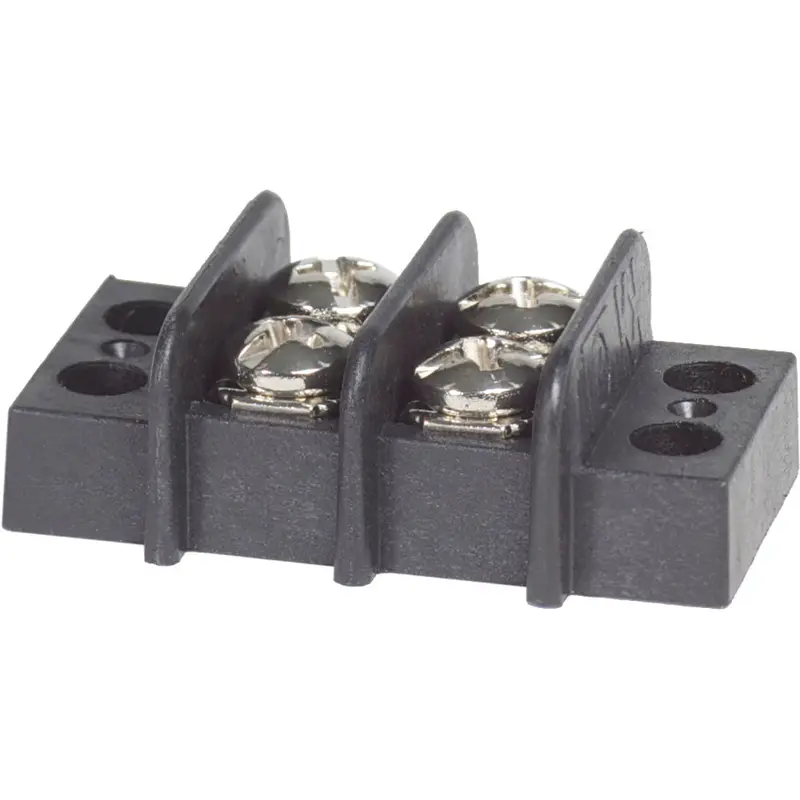 Blue Sea 2402 Terminal Black 20Amp - 2 Circuit [2402] 1