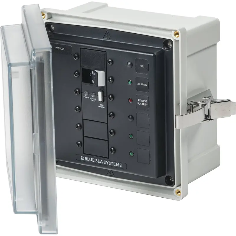 Blue Sea 3121 - Sms Panel Enclosure W/Elci (16A)  3 Blanks - 230V Ac [3121] 1
