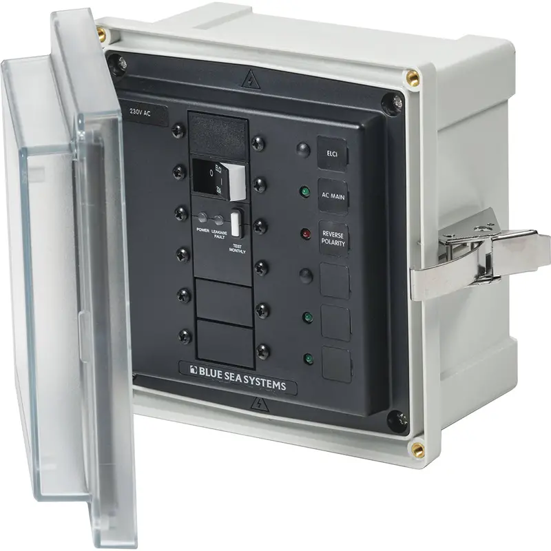 Blue Sea 3123 - Sms Panel Enclosure W/Elci (32A)  3 Blanks - 230V Ac [3123] 1