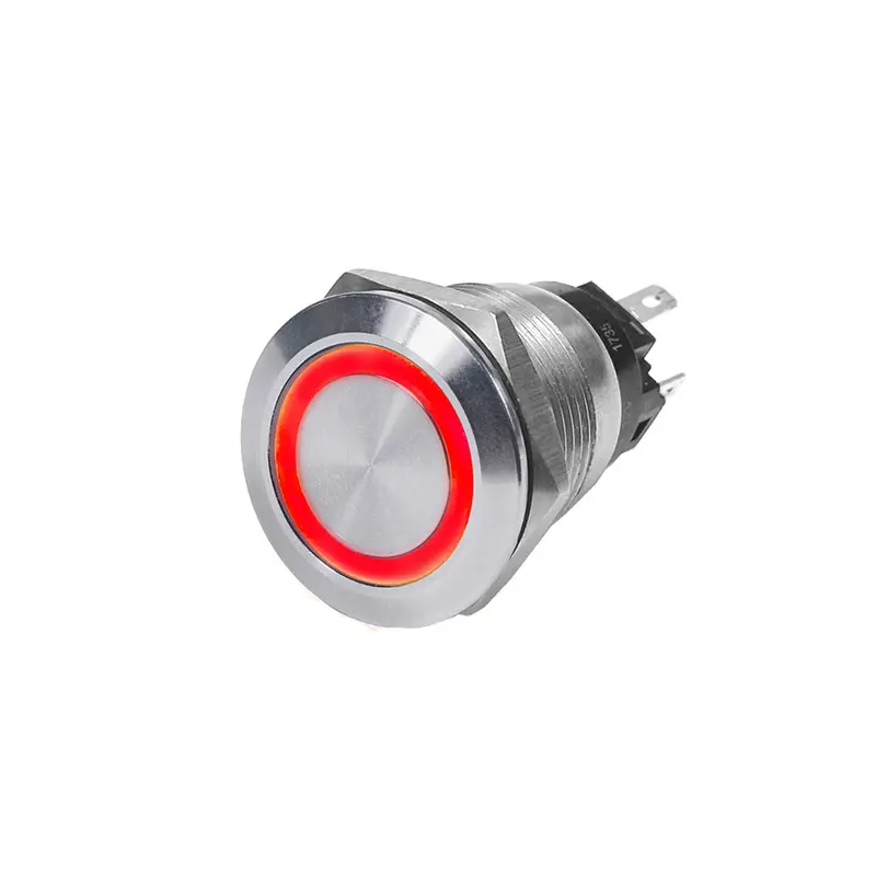 Blue Sea 4162 Ss Push Button Switch - Off-On - Red - 10A [4162] 1