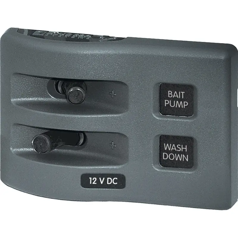 Blue Sea 4303 Weatherdeck 12V Dc Waterproof Switch Panel - 2 Position [4303] 1