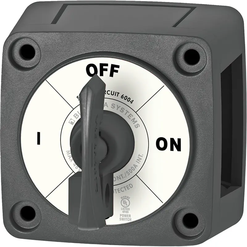 Blue Sea 6004200 Single Circuit On-Off W/Locking Key - Black [6004200] 1