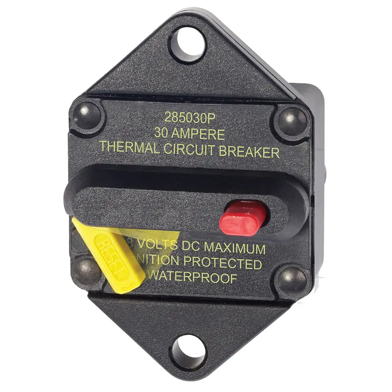 Blue Sea 7081 30 Amp Circuit Breaker Panel Mount 285 Series [7081] 1