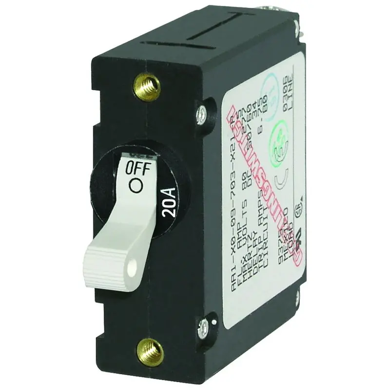 Blue Sea 7214 Ac/Dc Single Pole Magnetic World Circuit Breaker - 20Amp [7214] 1