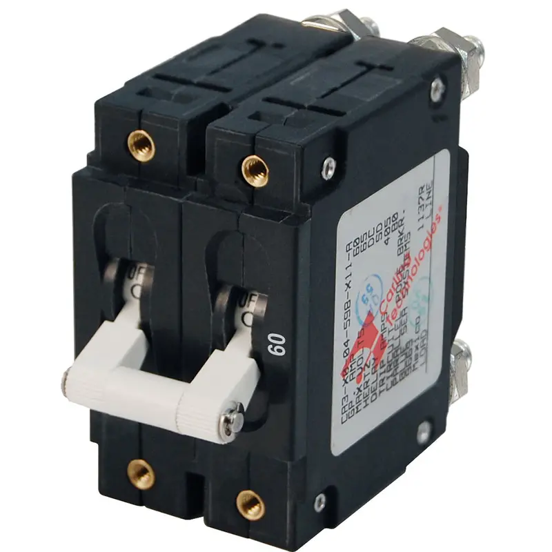Blue Sea 7254 C-Series Double Pole Circuit Breaker - 60A [7254] 1
