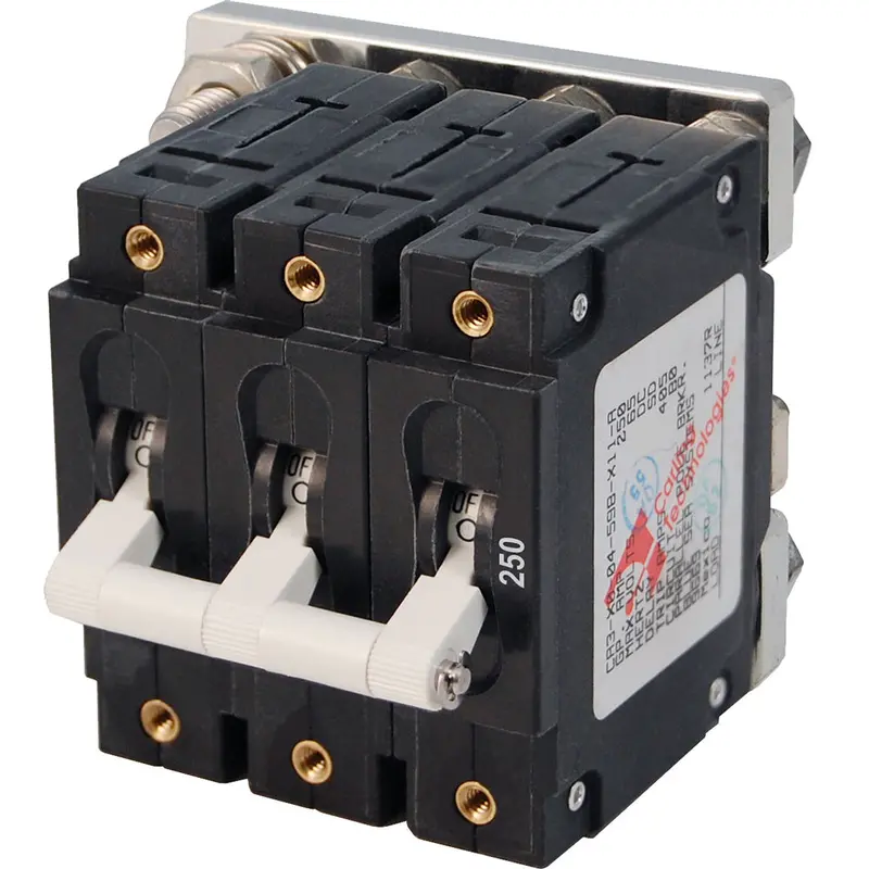 Blue Sea 7270 250A C-Series Triple Pole Toggle Dc Circuit Breaker [7270] 1