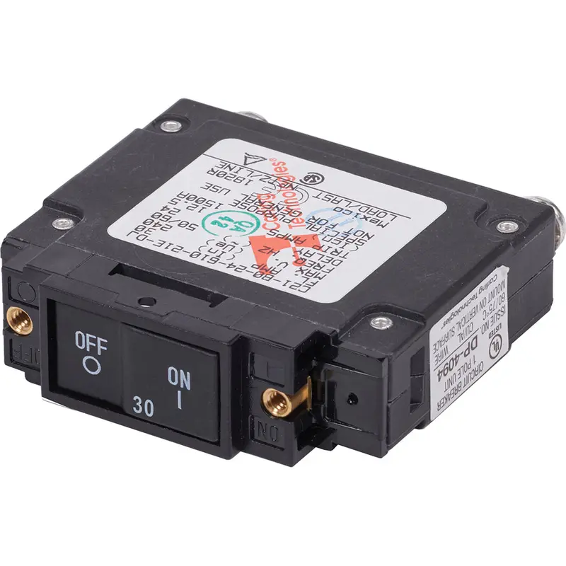 Blue Sea 7458 Ul-489 Circuit Breaker - 30A Flat Rocker [7458] 1