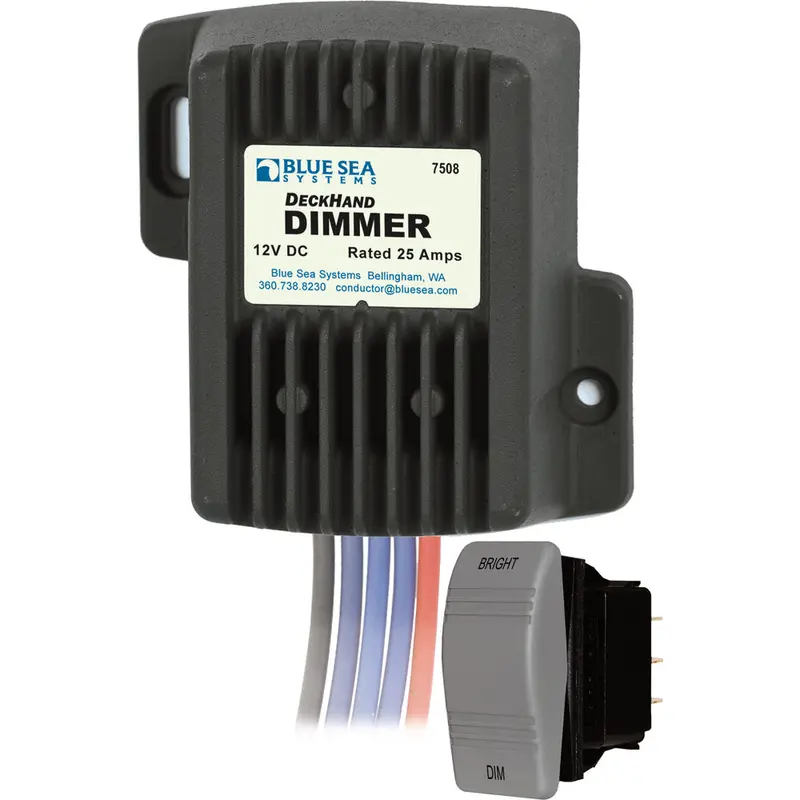 Blue Sea 7508 Deckhand Dimmer - 25 Amp/12V [7508] 1