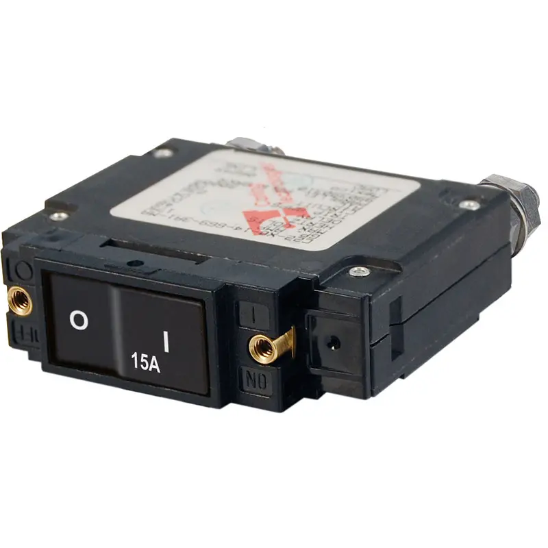 Blue Sea 7542 C-Series Flat Rocker Circuit Breaker - Single Pole - 15A [7542] 1
