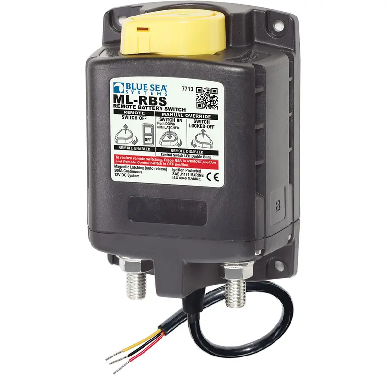 Blue Sea 7713 Ml-Rbs Remote Battery Switch W/Manual Control Release - 12V [7713] 1