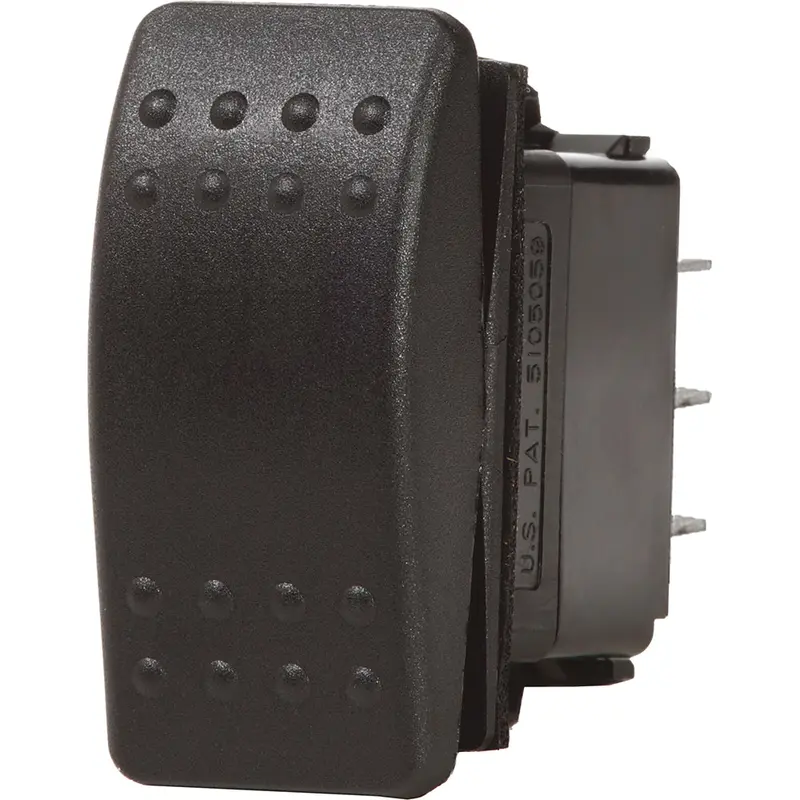 Blue Sea 7938 Contura Ii Switch Dpdt Black - (On)-Off-(On) [7938] 1
